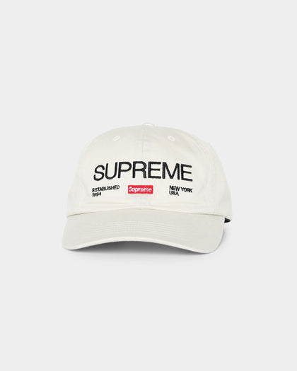 Supreme EST. 1994 6 Panel Strapback Stone
