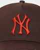 47 Brand New York Yankees 'Caramel Chocolate' Sure Shot 47 MVP DT Snapback Brown/Caramel