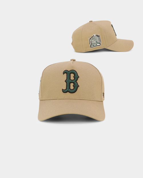 New Era Boston Red Sox 'Croc Hunter' Sure Shot '47 MVP DT Snapback Khaki/Dark Green