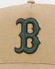 New Era Boston Red Sox 'Croc Hunter' Sure Shot '47 MVP DT Snapback Khaki/Dark Green