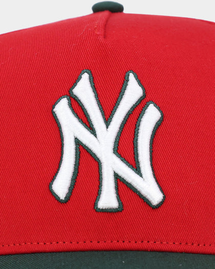 47 Brand New York Yankees 'Scarlet Pines' Sure Shot '47 MVP DT Snapback Red/Dark Green