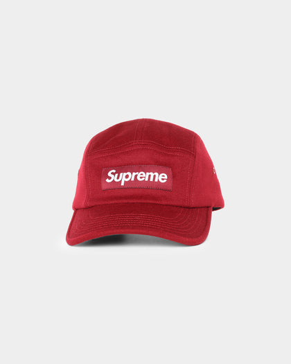 Supreme Wool Camp Strapback Red