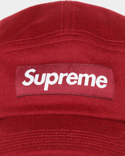 Supreme Wool Camp Strapback Red