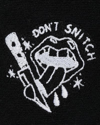 Rats Get Fat Don't Snitch Bucket Hat Black