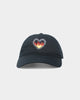 Rats Get Fat Rats Flaming Heart Strapback Black