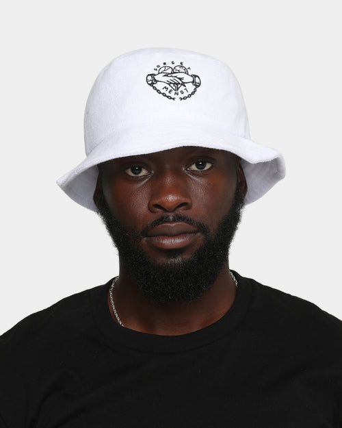 Rats Get Fat Forget Me Bucket Hat White