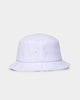 Rats Get Fat Mount Never Bucket Hat White