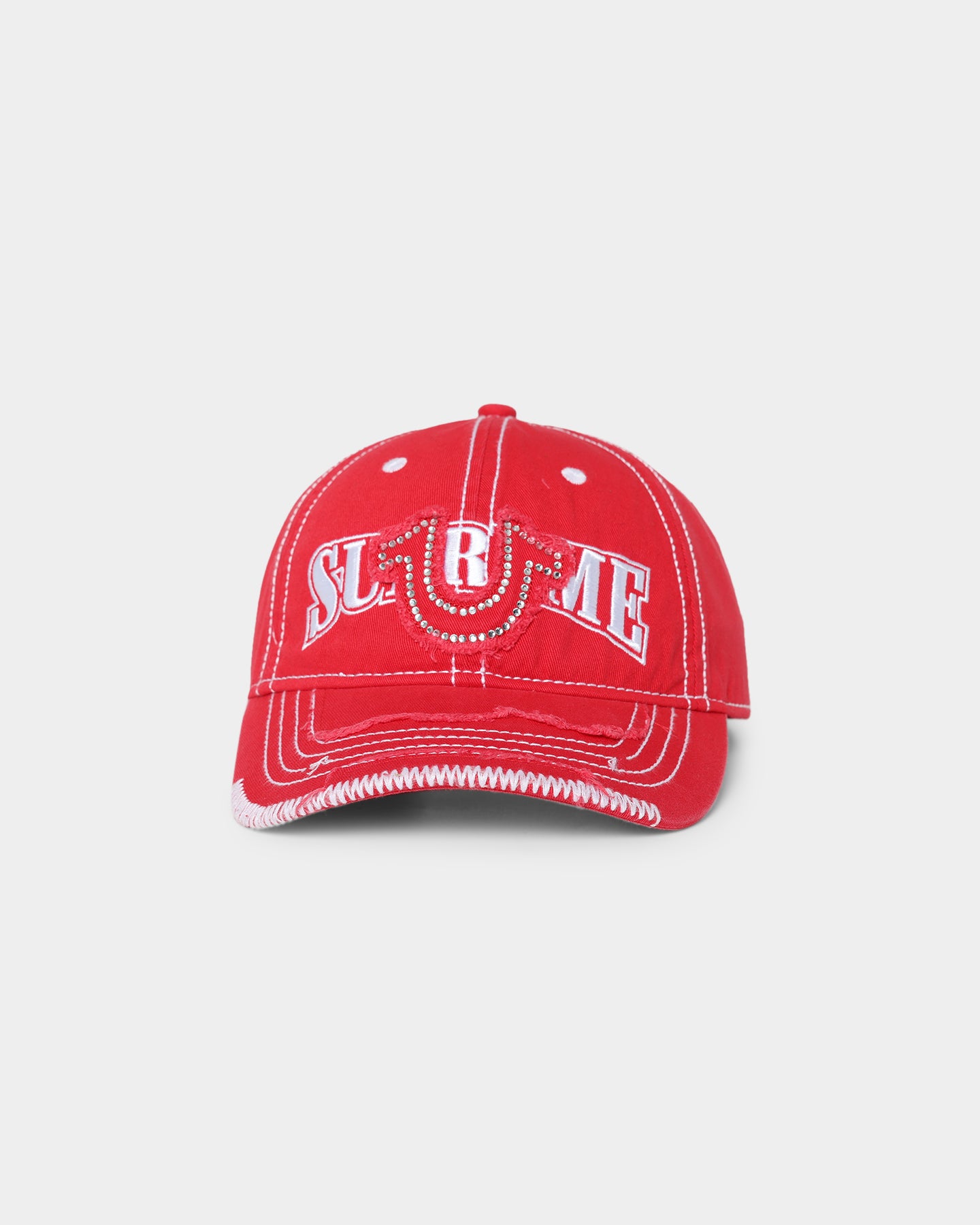 Supreme True Religion 6-Panel Strapback Red | Culture Kings US