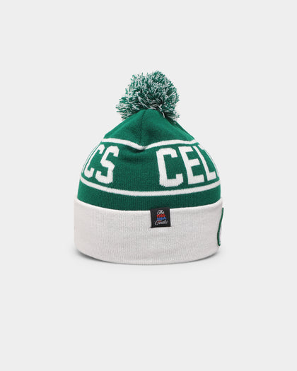 Mitchell & Ness Boston Celtics Team Pom Beanie Green