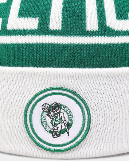 Mitchell & Ness Boston Celtics Team Pom Beanie Green