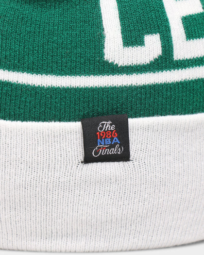 Mitchell & Ness Boston Celtics Team Pom Beanie Green