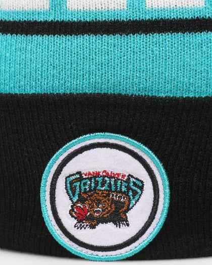 Mitchell & Ness Vancouver Grizzlies Team Pom Beanie Teal