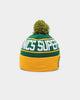 Mitchell & Ness Seattle Supersonics Team Pom Beanie Green