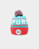 Mitchell & Ness San Antonio Spurs Team Pom Beanie Teal