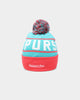 Mitchell & Ness San Antonio Spurs Team Pom Beanie Teal