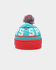 Mitchell & Ness San Antonio Spurs Team Pom Beanie Teal