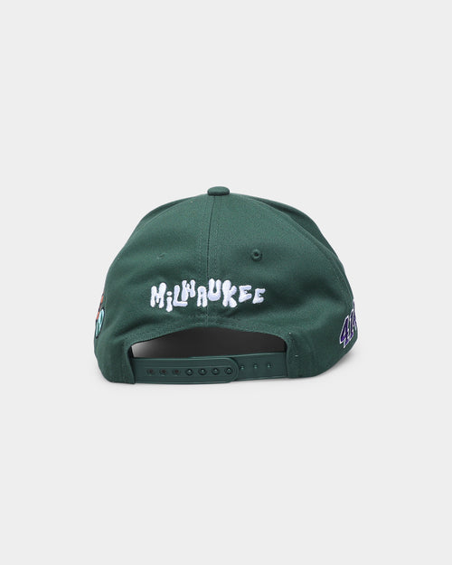 Mitchell & Ness Milwaukee Bucks 'City Love' Pro Crown Snapback Original Team Colours