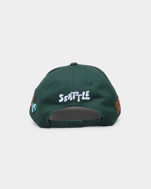 Mitchell & Ness Seattle Sonics 'City Love' Pro Crown Snapback Original Team Colours