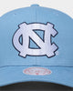 Mitchell & Ness UNC Easy Win Pro Crown Snapback Carolina Blue