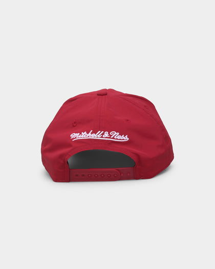 Mitchell & Ness Chicago Bulls 'Nylon Hardwood Classics Logo' Deadstock Snapback Original Team Colours