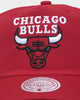 Mitchell & Ness Chicago Bulls 'Nylon Hardwood Classics Logo' Deadstock Snapback Original Team Colours