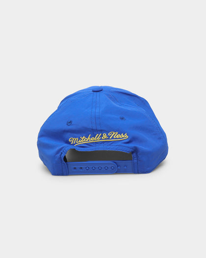 Mitchell & Ness Golden State Warriors 'Nylon Hardwood Classics Logo' Deadstock Snapback Original Team Colours