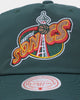 Mitchell & Ness Seattle Sonics 'Nylon Hardwood Classics Logo' Deadstock Snapback Original Team Colours