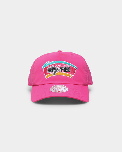 Mitchell & Ness San Antonio Spurs  'Nylon Hardwood Classics Logo' Deadstock Snapback Original Team Colours