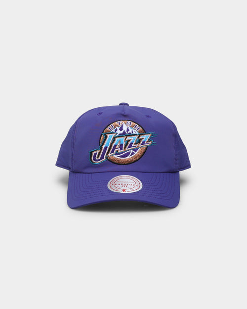 Mitchell & Ness Utah Jazz 'Nylon Hardwood Classics Logo' Deadstock Snapback Original Team Colours