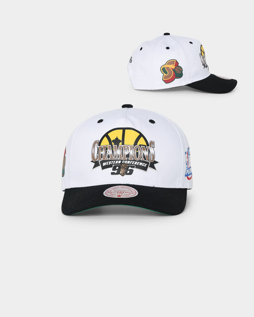 Mitchell & Ness Seattle Supersonics '96 Champs '1996 Bulls VS Sonics NBA Finals' Deadstock Snapback White