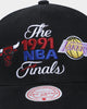 Mitchell & Ness Chicago Bulls VS Los Angeles Lakers 1991 NBA Finals Pro Crown Snapback Black