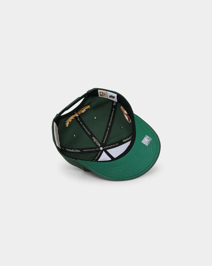 Mitchell & Ness Seattle Sonics West Conference '1996 Bulls VS Sonics NBA Finals' Deadstock Snapback Faded Green