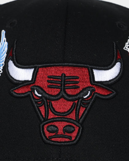Mitchell & Ness Chicago Bulls 'Hand Drawn Doodle' Pro Crown Snapback Black