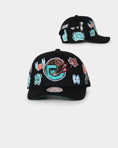 Mitchell & Ness Memphis Grizzlies 'Hand Drawn Doodle' Pro Crown Snapback Black