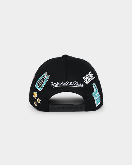 Mitchell & Ness Memphis Grizzlies 'Hand Drawn Doodle' Pro Crown Snapback Black
