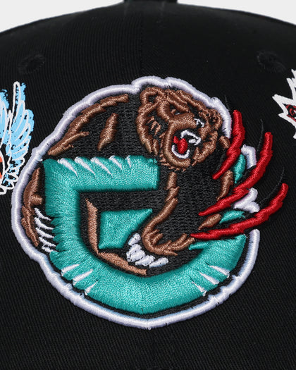 Mitchell & Ness Memphis Grizzlies 'Hand Drawn Doodle' Pro Crown Snapback Black