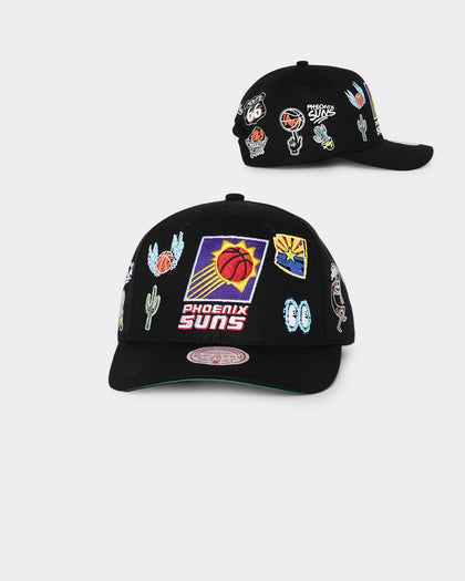 Mitchell & Ness Phoenix Suns 'Hand Drawn Doodle' Pro Crown Snapback Black