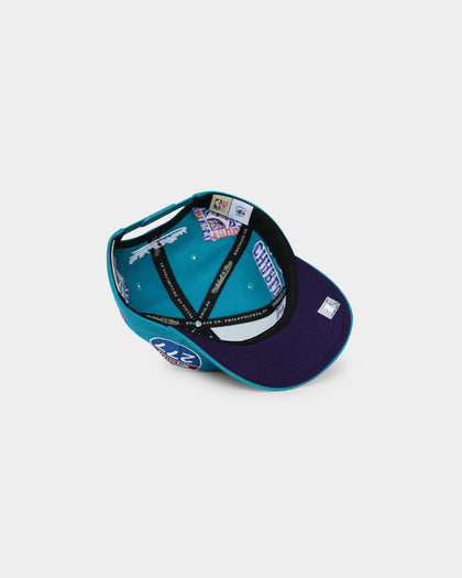 Mitchell & Ness Charlotte Hornets 'Highway' Pro Crown Snapback Dark Teal