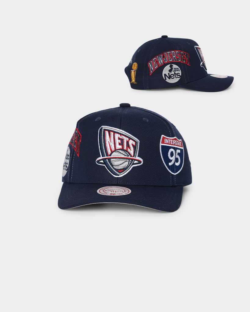 Mitchell & Ness Brooklyn Nets 'Highway' Pro Crown Snapback Light