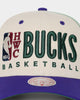 Mitchell & Ness Milwaukee Bucks '90s Training Camp' Pro Crown Snapback Cream