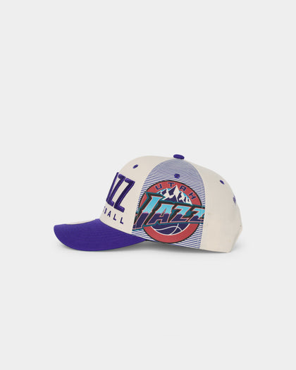 Mitchell & Ness Utah Jazz '90s Training Camp' Pro Crown Snapback Cream