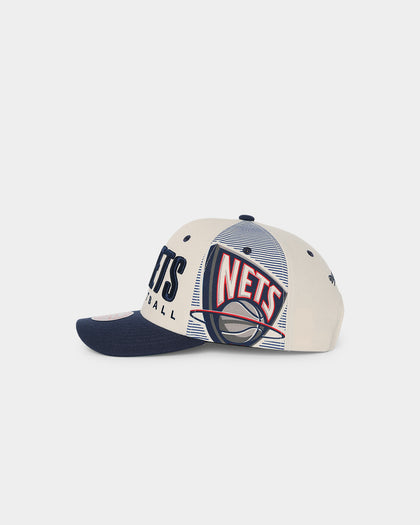 Mitchell & Ness Brooklyn Nets '90s Training Camp' Pro Crown Snapback Cream