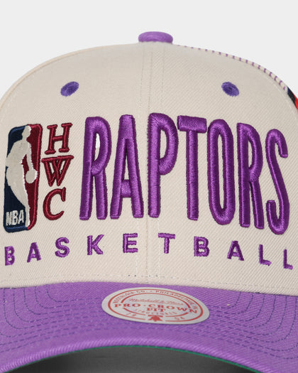 Mitchell & Ness Toronto Raptors '90s Training Camp' Pro Crown Snapback Cream