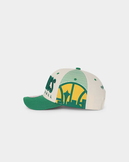 Mitchell & Ness Seattle Sonics '90s Training Camp' Pro Crown Snapback Cream