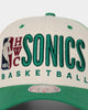 Mitchell & Ness Seattle Sonics '90s Training Camp' Pro Crown Snapback Cream