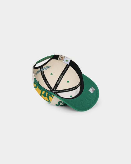 Mitchell & Ness Seattle Sonics '90s Training Camp' Pro Crown Snapback Cream