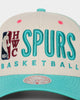 Mitchell & Ness San Antonio Spurs '90s Training Camp' Pro Crown Snapback Cream