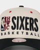 Mitchell & Ness Philadelphia 76ers '90s Training Camp' Pro Crown Snapback Cream