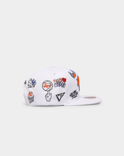 Mitchell & Ness New York Knicks 'Hand Drawn' Original Fit Snapback White