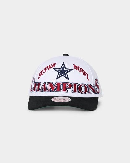 Mitchell & Ness Dallas Cowboys Super Bowl XXVII 'Dallas Cowboys Champs' Deadstock Snapback Vintage White